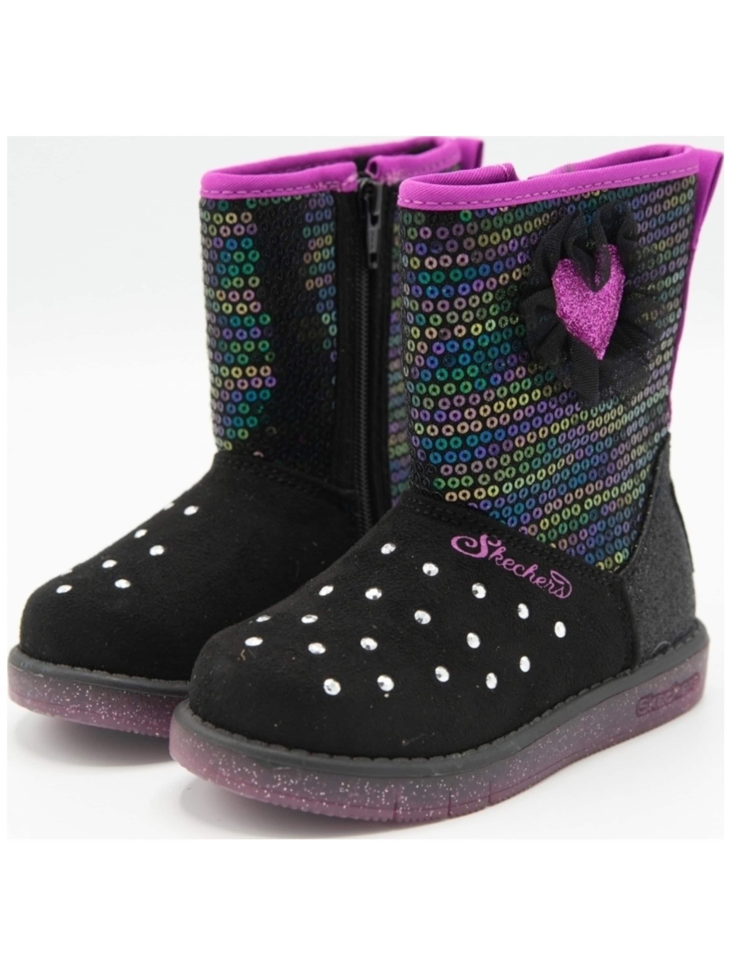 Boots 'Skechers Twinkle Toes Glitzy Glam' di SKECHERS in nero