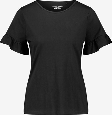 Tricou de la GERRY WEBER pe negru: față