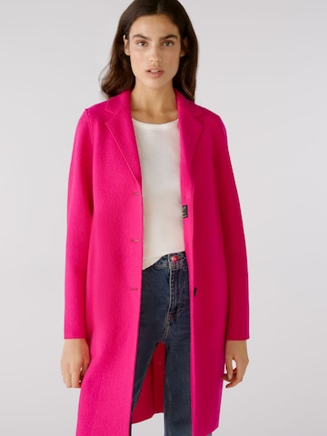 OUI Between-Seasons Coat in Pink: front
