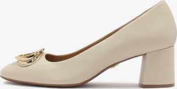 Kazar Pumps i beige: forside