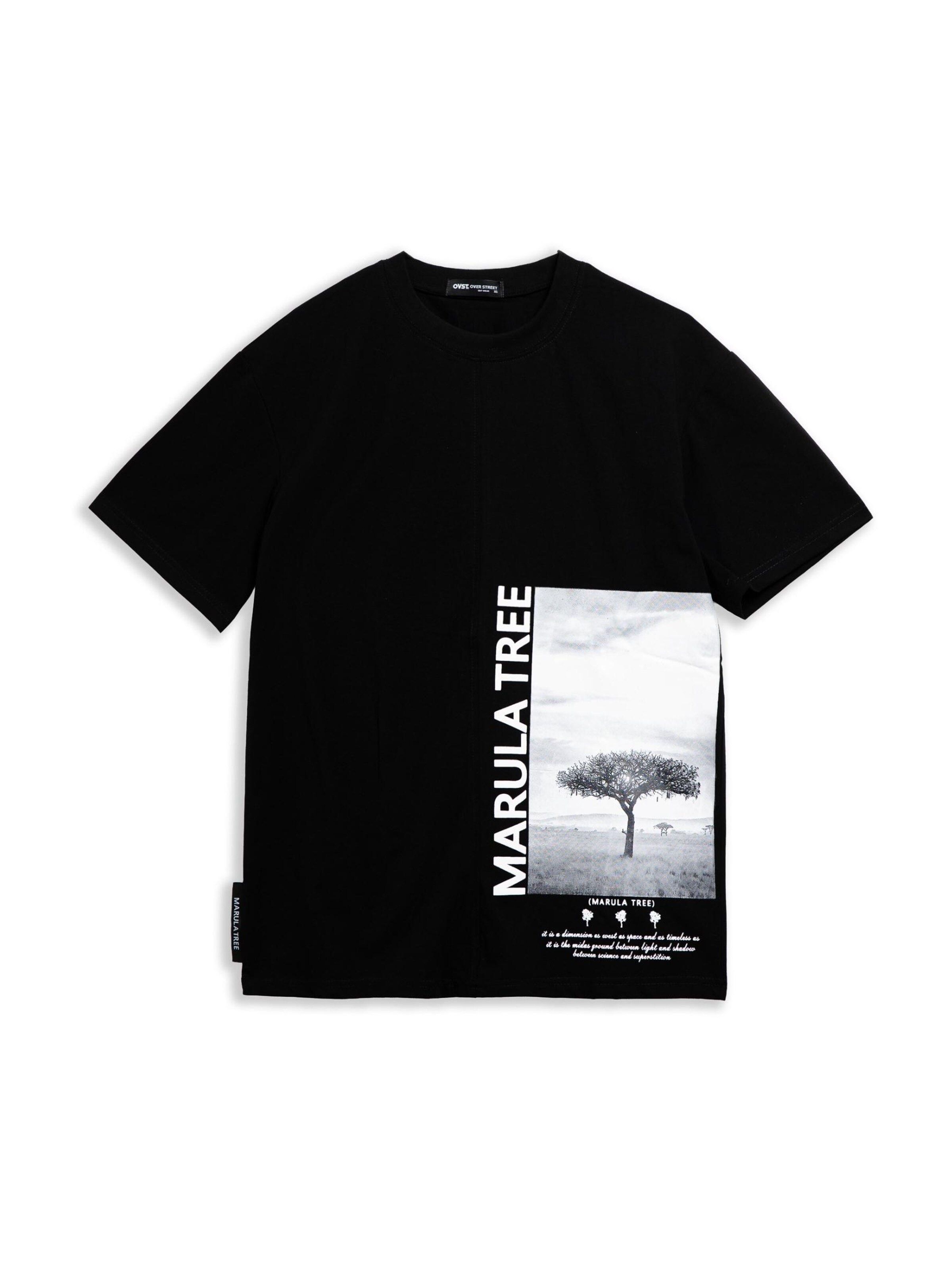 OVER STREET Majica 'Camiseta negra madula tree oversized tee' veličine M u crna, Pregled proizvoda