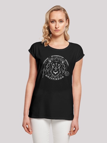 F4NT4STIC Shirt 'Harry Potter Gryffindor Seal' in Black: front