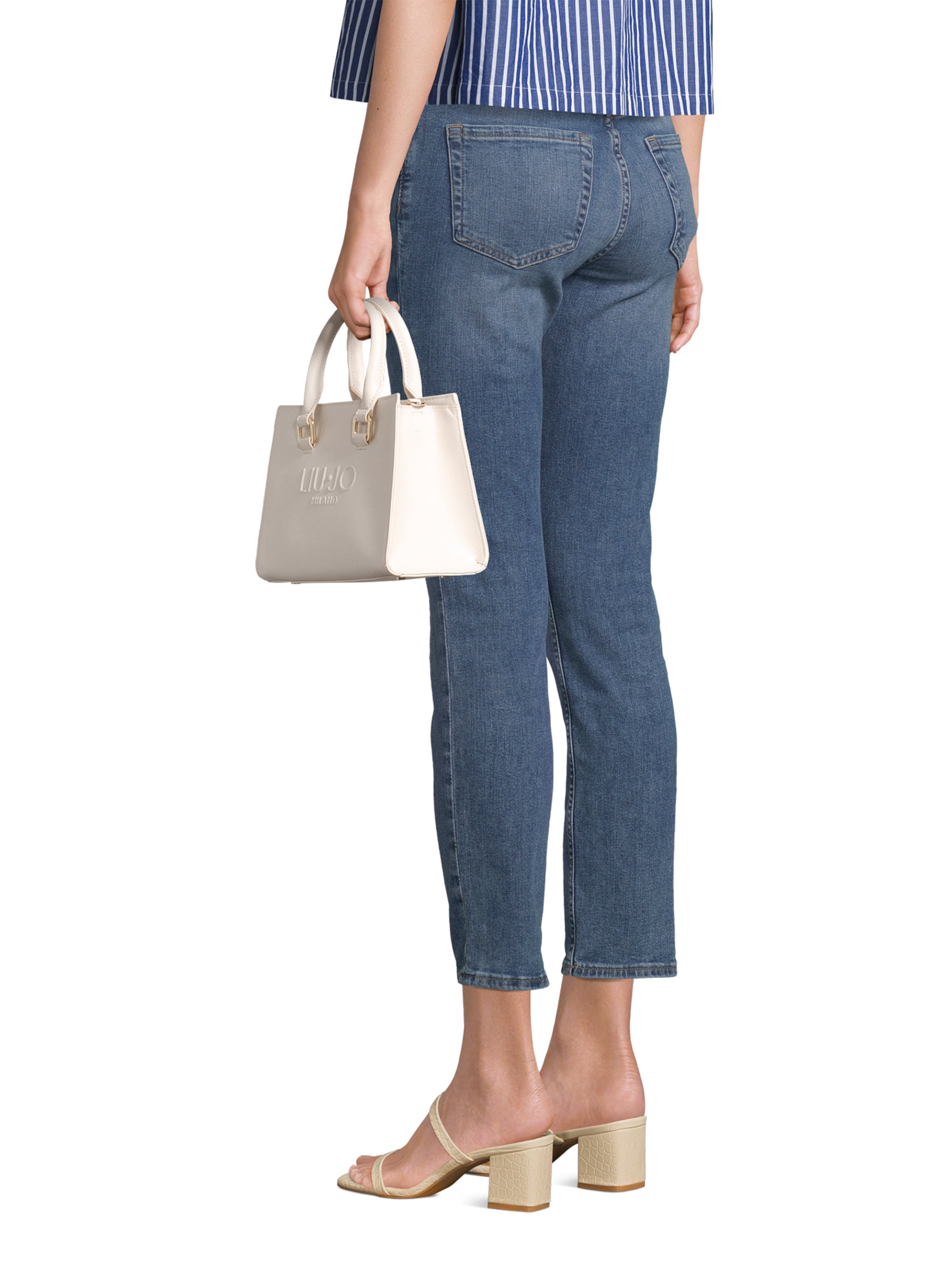 Borsa a mano 'Halona' di Liu Jo in bianco