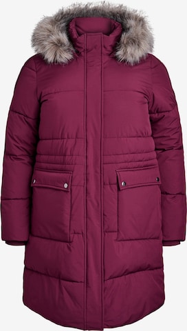 ZizziZimska jakna 'Cajulia' - crvena boja: prednji dio