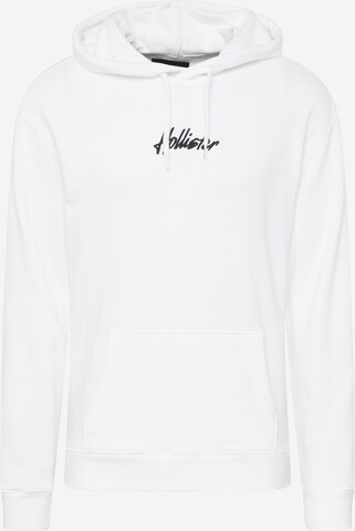 HOLLISTER Sweatshirt 'DOPAMINE' in Wit: voorkant