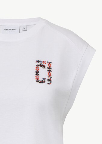 comma casual identity Shirt in Wit