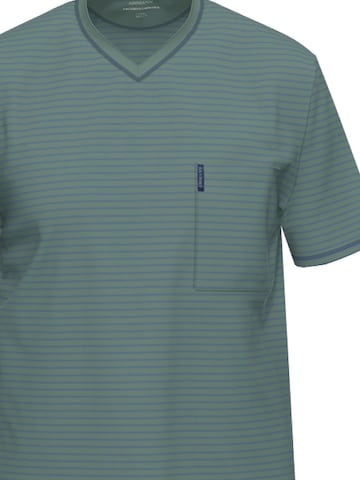 Ammann Pyjama kurz 'Nightwear' in Grün