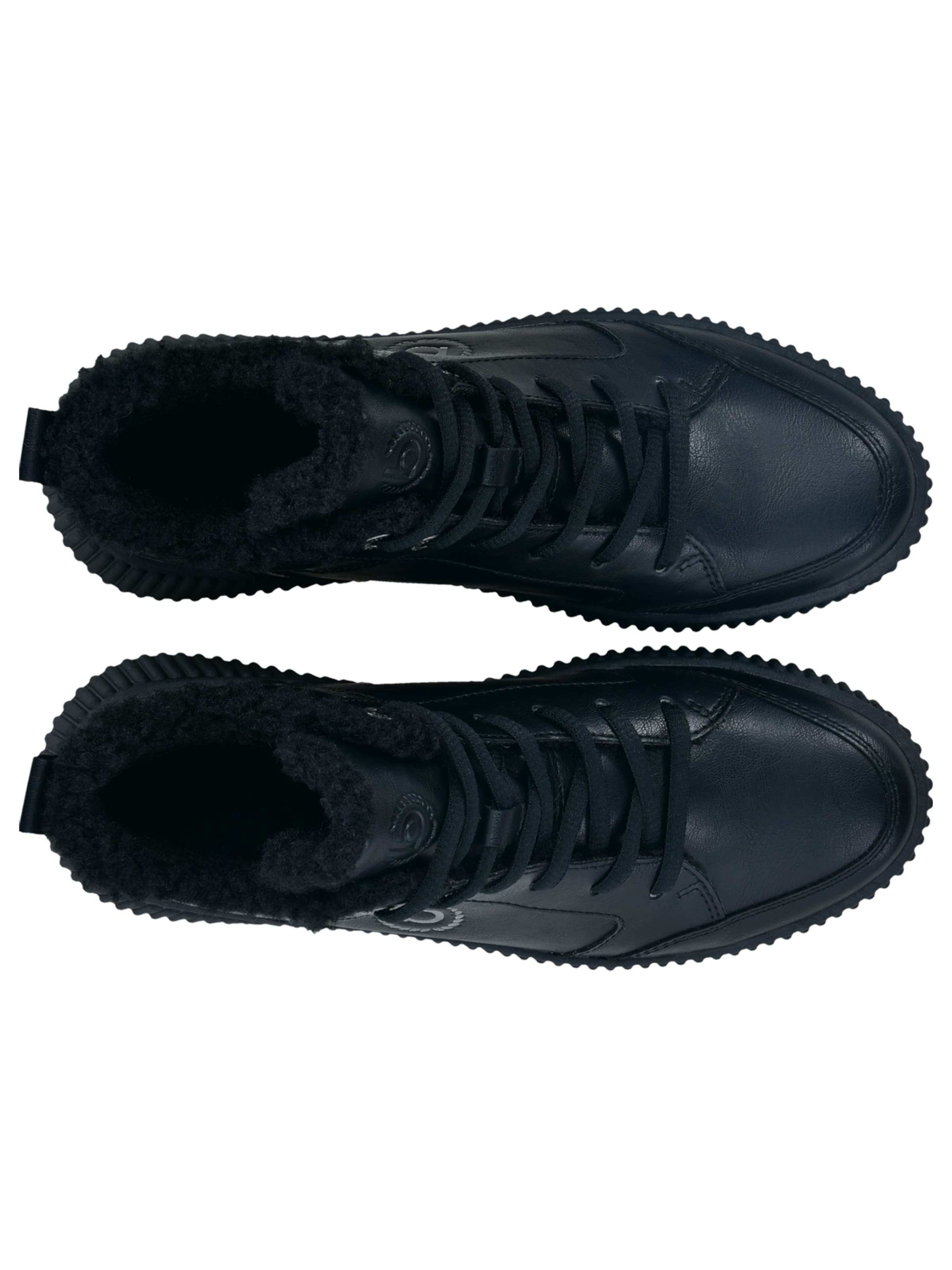 bugatti Hög sneaker i svart