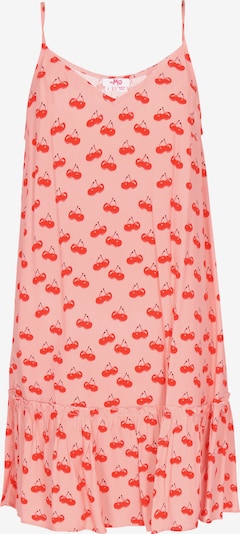 swirly Sommerkleid in koralle / rot / weiß, Produktansicht