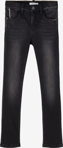 NAME IT Slimfit Jeans 'Theo' in Schwarz: predná strana