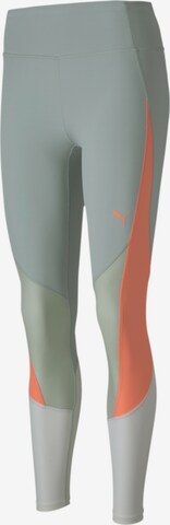 Skinny Pantaloni sportivi 'Pearl' di PUMA in grigio: frontale