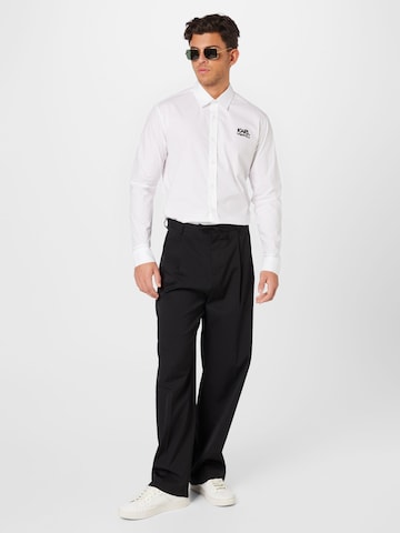 Karl Lagerfeld - Slim Fit Camisa em branco