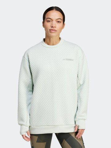 ADIDAS TERREX Спортивный свитшот ' Xploric' в Зеленый: спереди