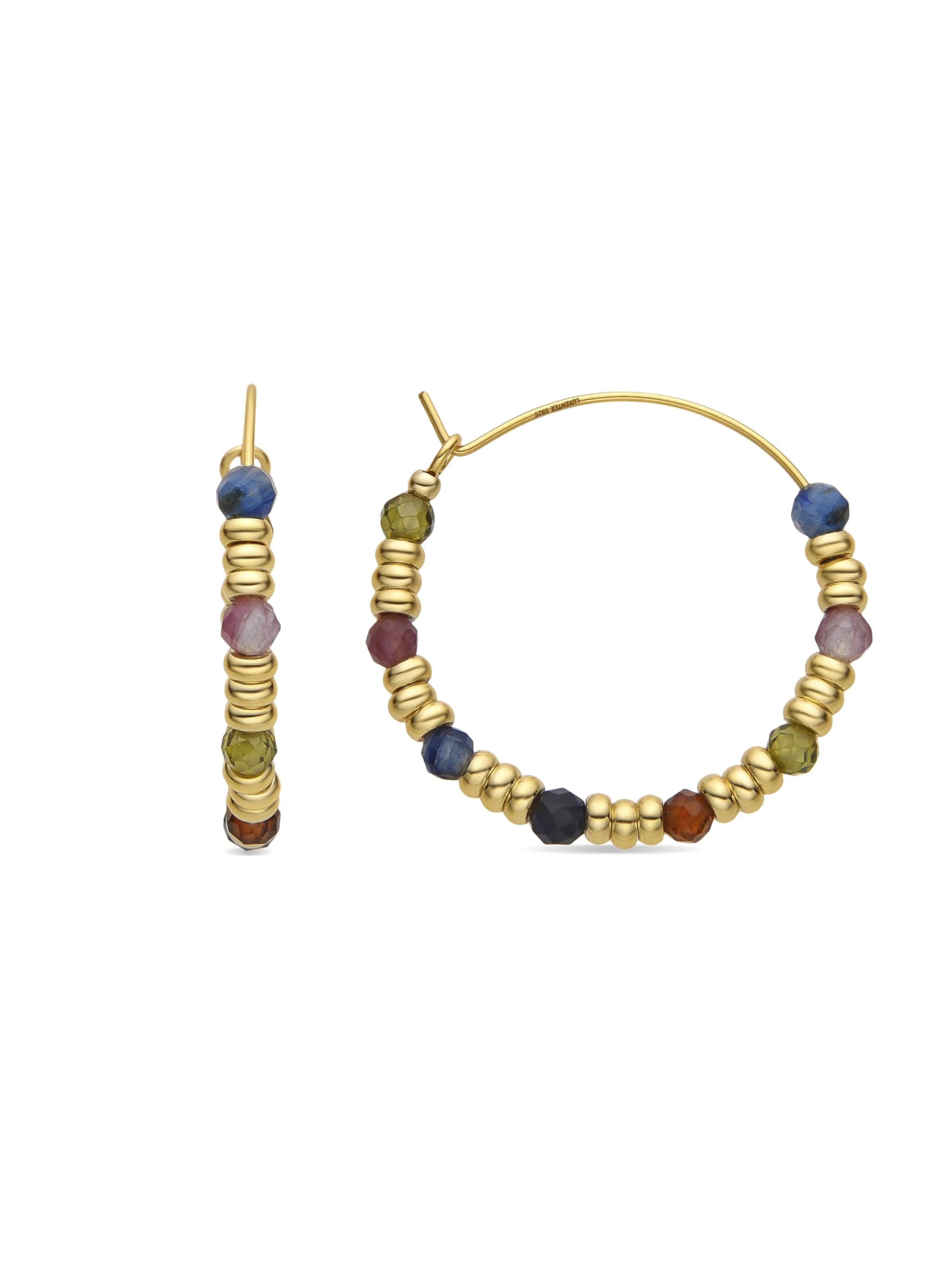 Luxenter Ohrringe 'Deli' in Gold: Vorderseite