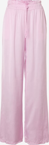 Estelou - Pantalón 'Flowing' en rosa: frente