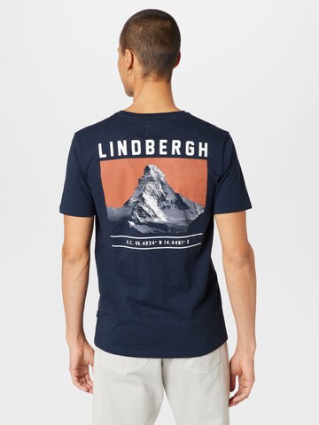 Lindbergh Tričko 'Adventure' – modrá