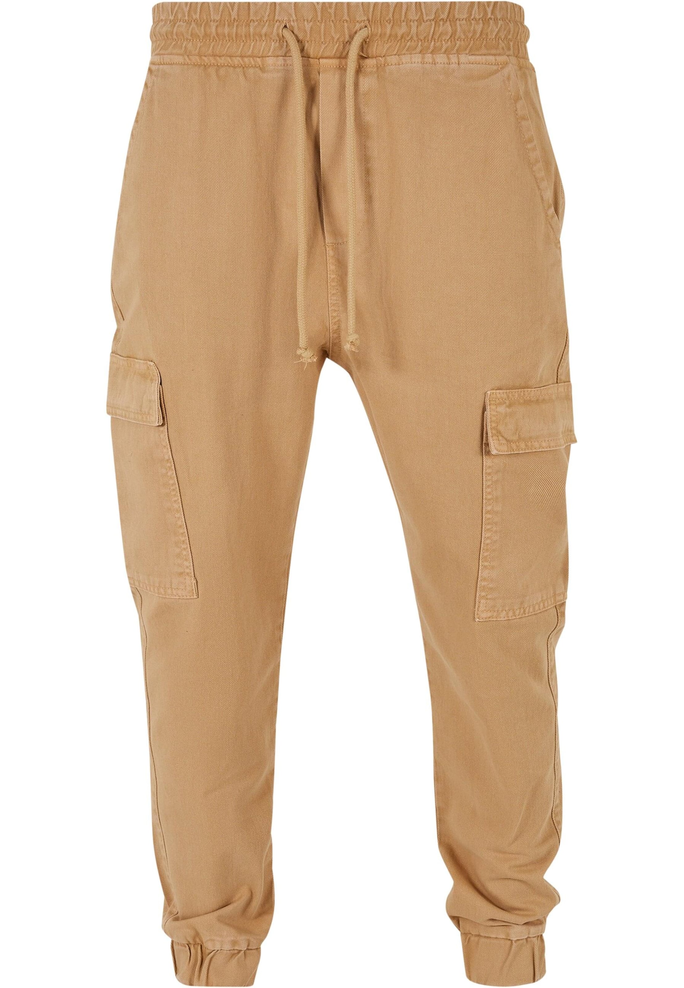 Loosefit Jeans cargo di DEF in beige: frontale