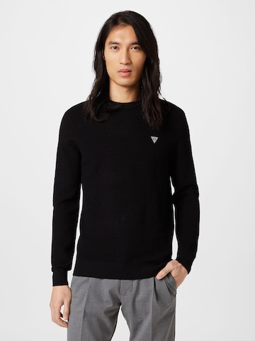 GUESS Pullover in Schwarz: Vorderseite