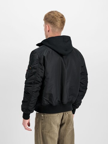 ALPHA INDUSTRIES Between-Season Jacket 'MA-1 D-Tec' in Black