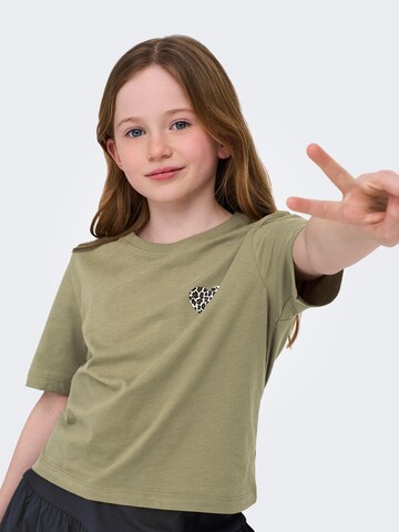 T-Shirt 'KOGREX' ONLY GIRLS en vert