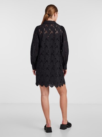 Y.A.S Shirt dress 'TEALA' in Black