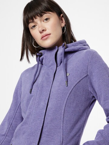 Ragwear Zip-Up Hoodie 'LETTI' in Blue