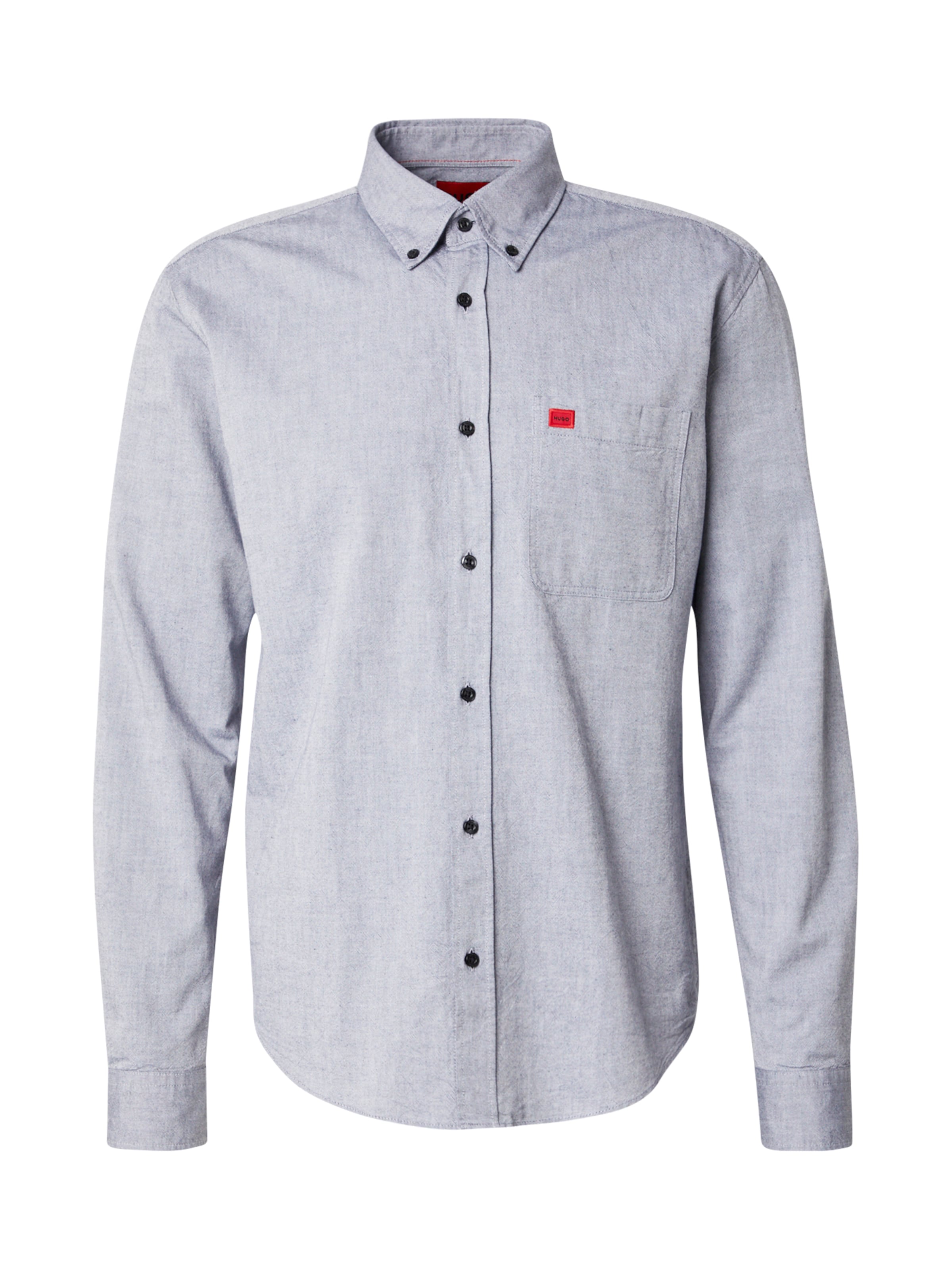 zils HUGO Slim fit Krekls 'Evito': no priekšpuses