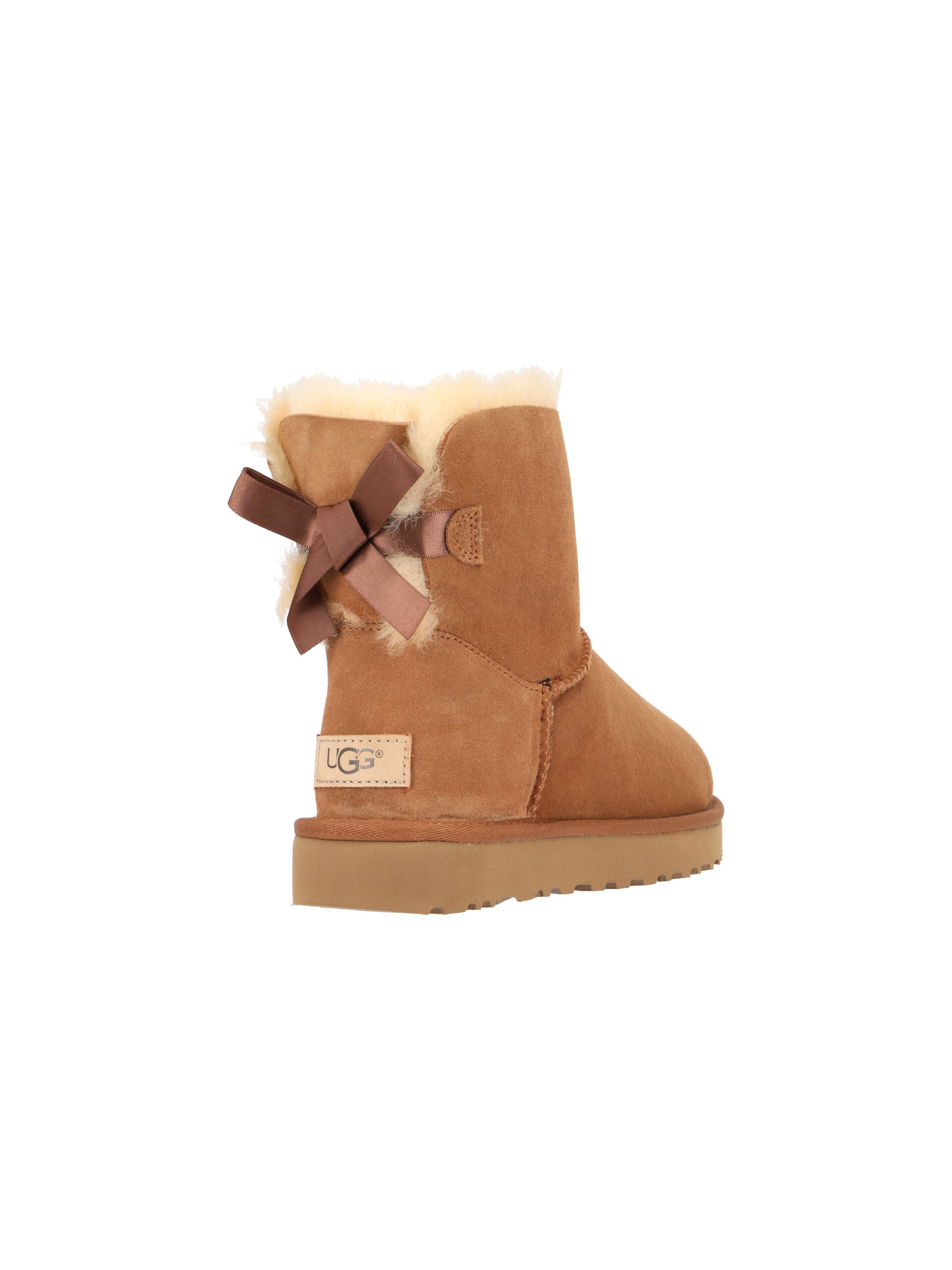 UGG Boots 'UGG Stiefel hellbraun Mini Bailey Bow II' in Braun