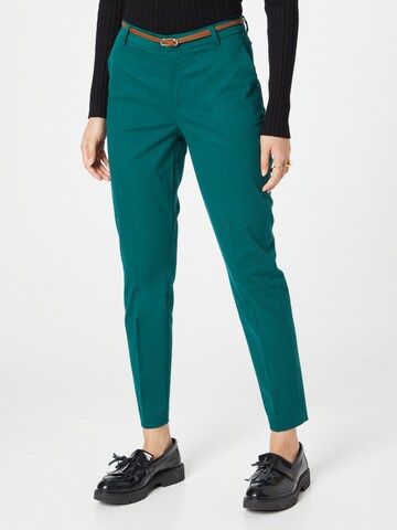Slimfit Pantaloni chino 'Days' di b.young in verde: frontale