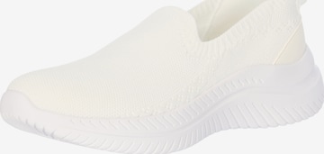 Scarpa slip-on di Elara in bianco: frontale