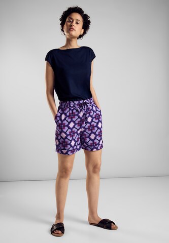 STREET ONE Loosefit Hose in Lila