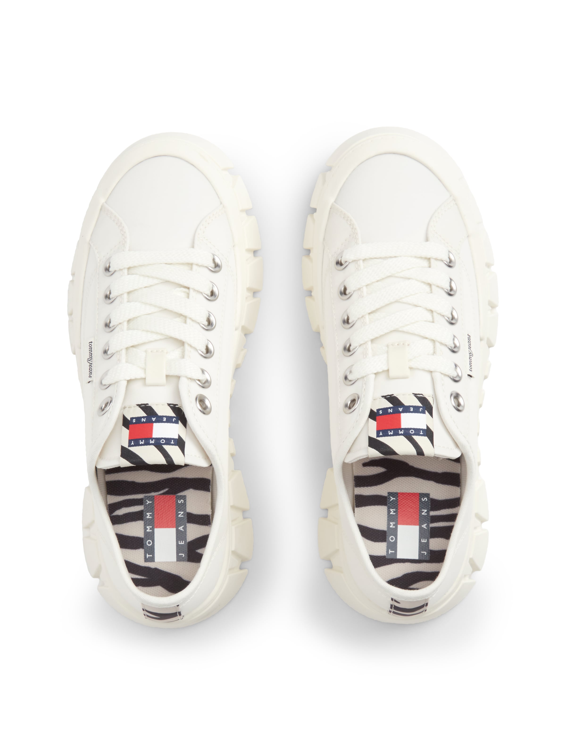 balta Tommy Jeans Sportbačiai be auliuko 'Zebra'
