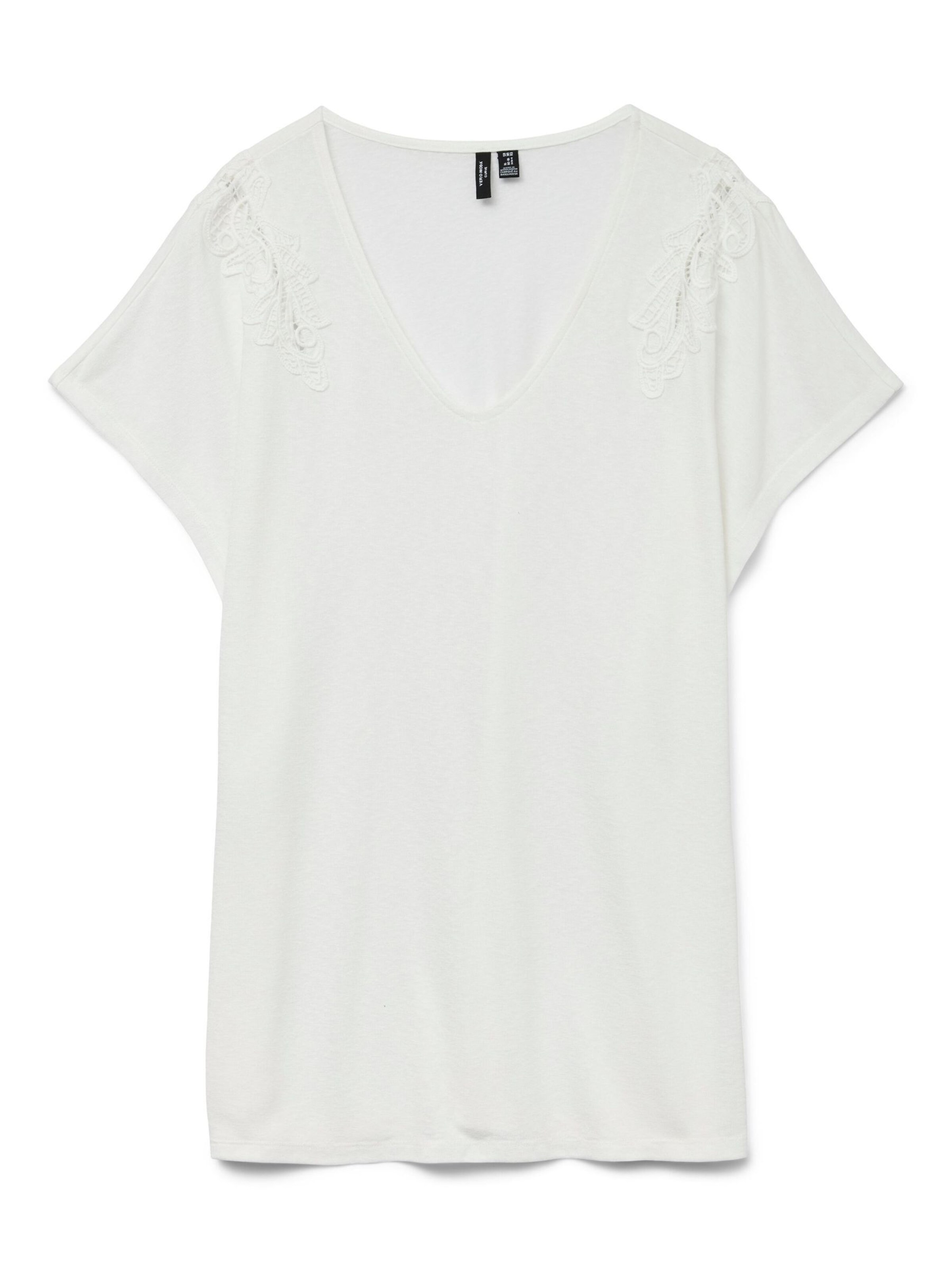 Vero Moda Curve Shirt 'VMCbilsa' in White: front