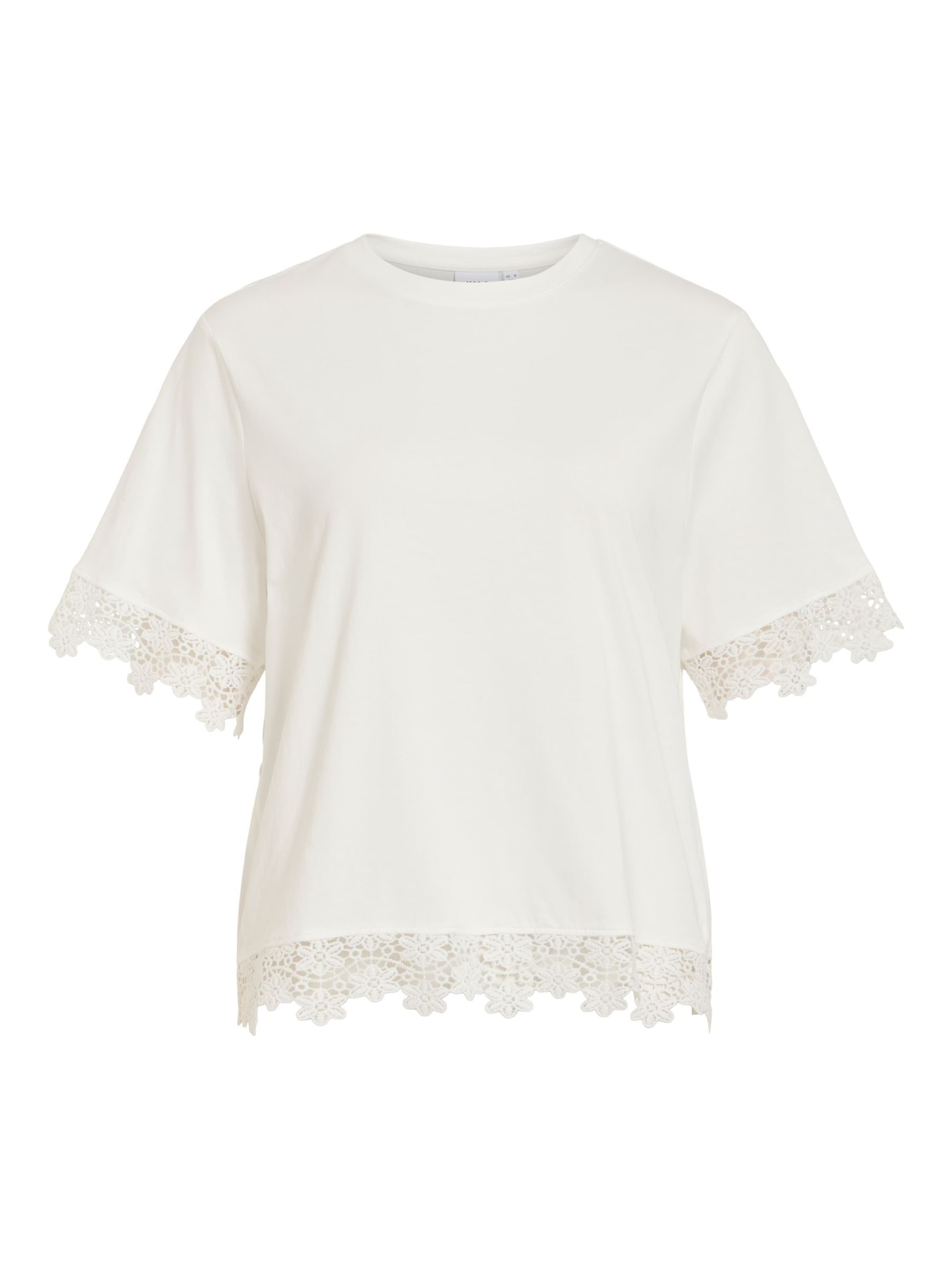 T-shirt 'VIVora' VILA en blanc : devant