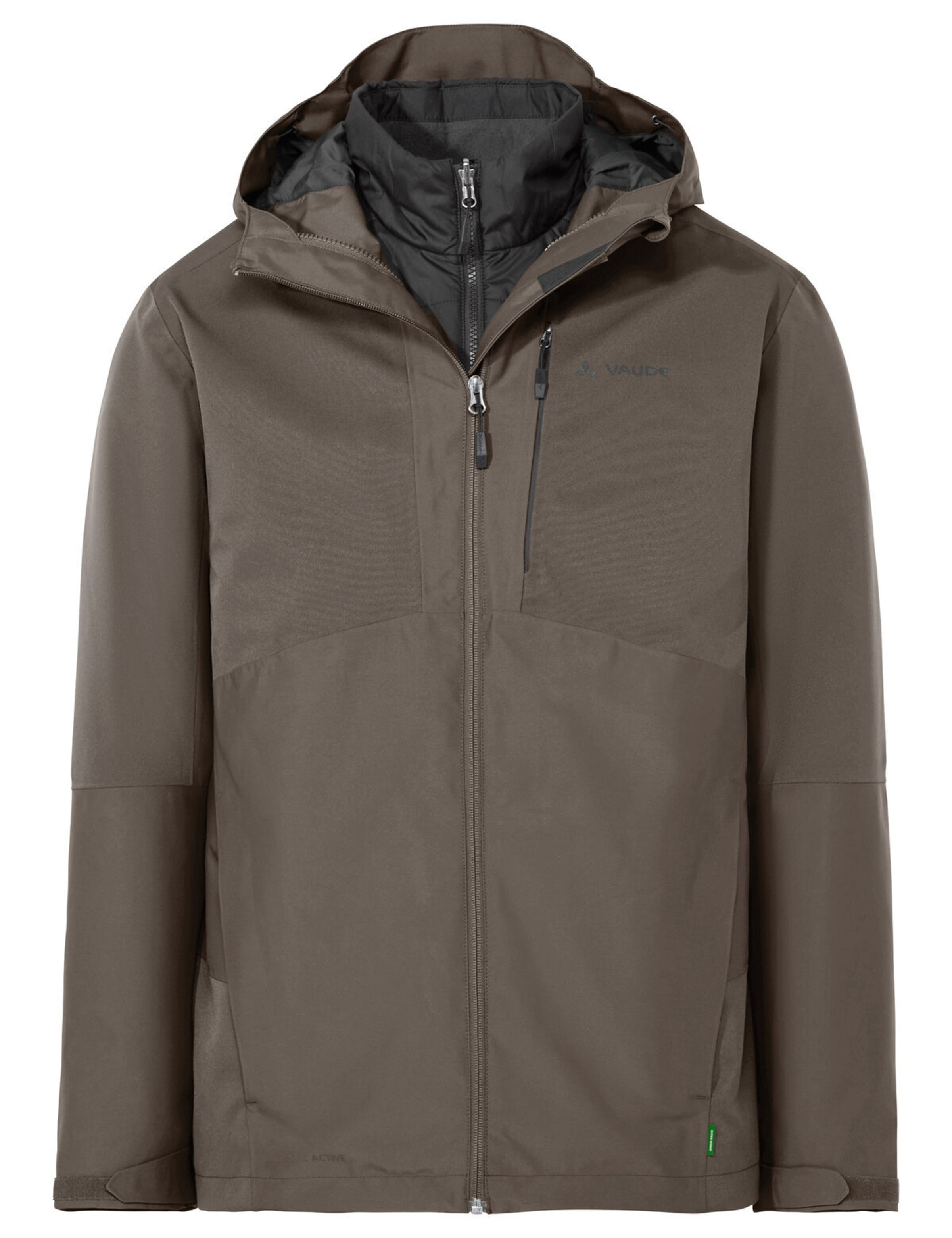 VAUDE Outdoorjacke 'Miskanti II' in Braun: Vorderseite