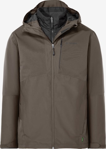VAUDE Outdoorjacke 'Miskanti II' in Braun: Vorderseite