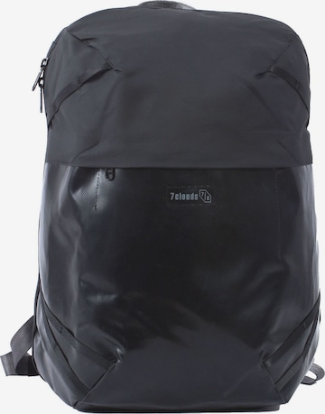 7clouds Rugzak 'Nacov 7.1' in Zwart: voorkant