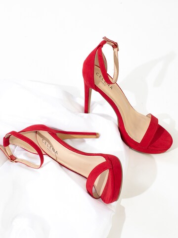 Celena Sandale 'Crystal' in Rot