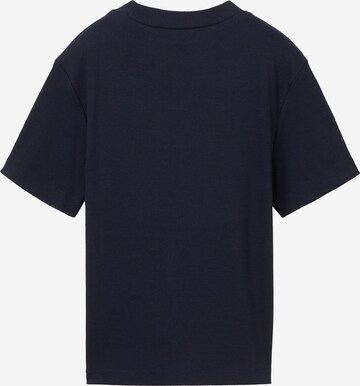 TOM TAILOR T-Shirt in Blau