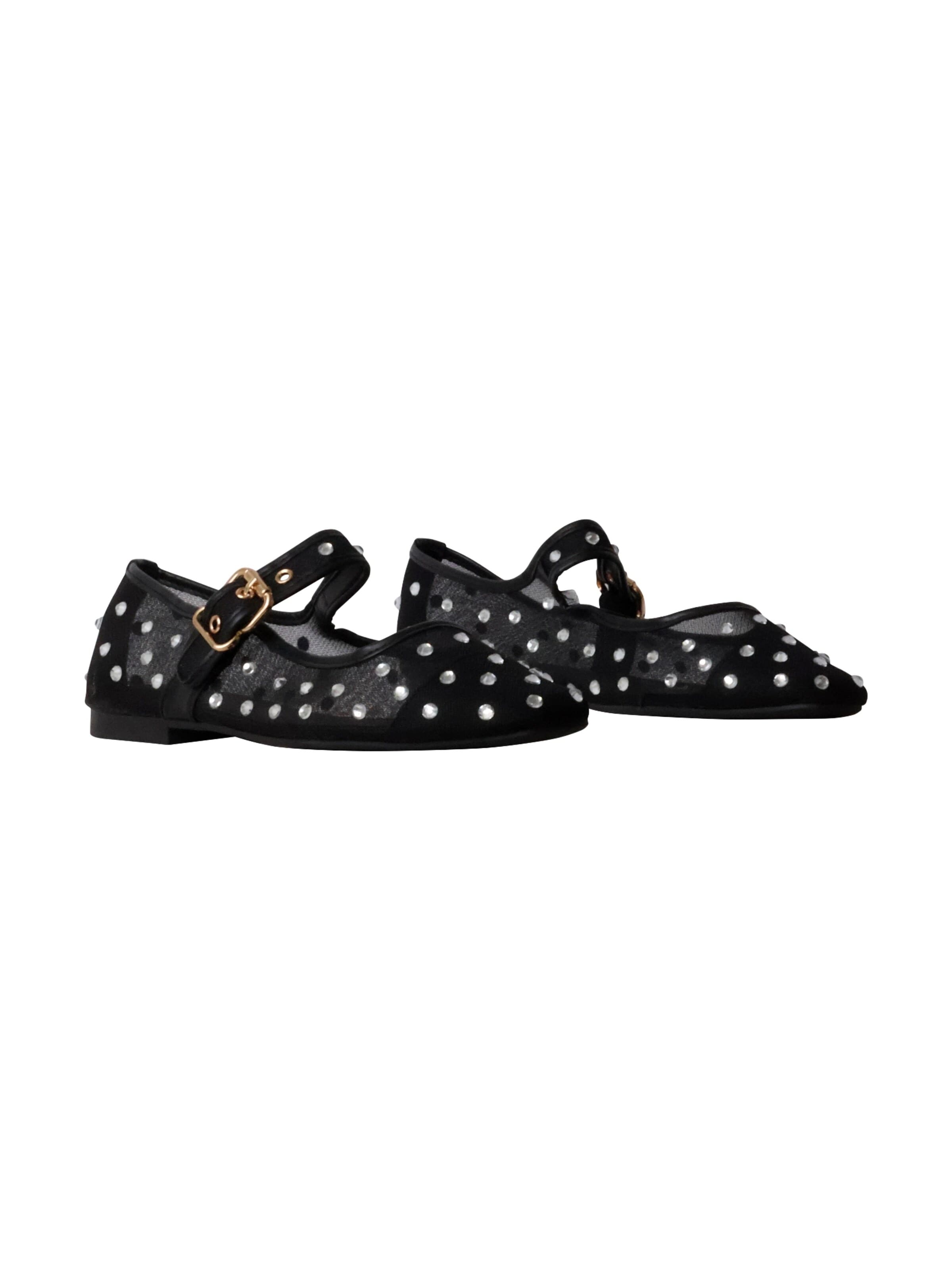 Super Mode Ballerina 'M&M Mira Max Ballerinas mit Riemchen' in Zwart