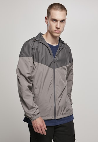 Veste mi-saison Urban Classics en gris : devant