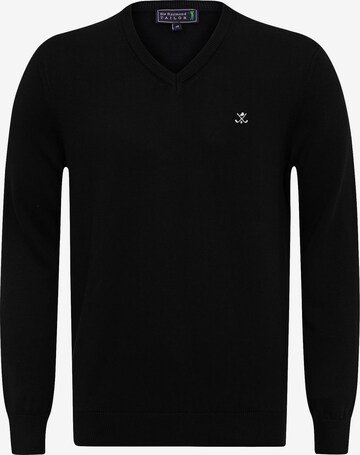Sir Raymond Tailor Sweater 'Axels' in Black: front