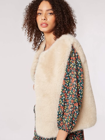 Apricot Vest in Beige