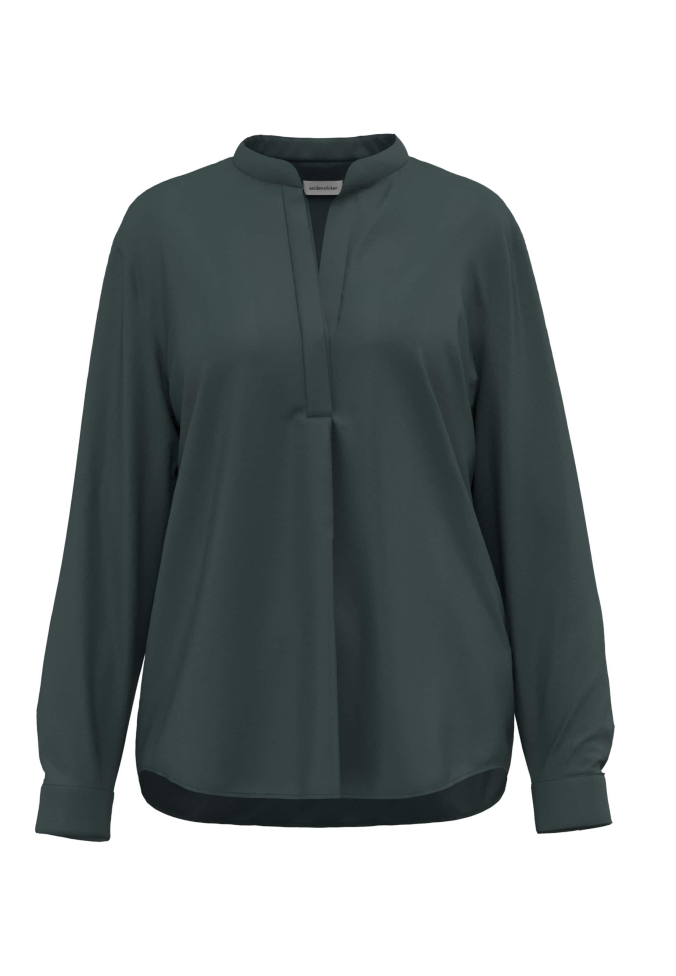 SEIDENSTICKER Bluse in Grün: Vorderseite