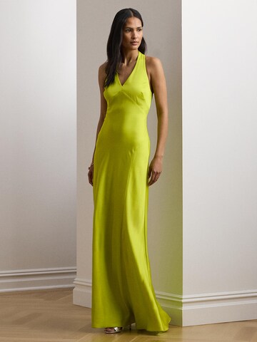 Abito da sera di Lauren Ralph Lauren in giallo: frontale