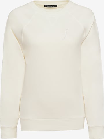 FRESHLIONS Oversized Sweater in White: front