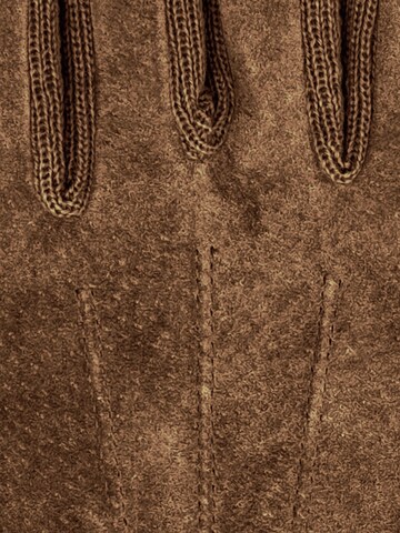 KESSLER Full Finger Gloves in Brown