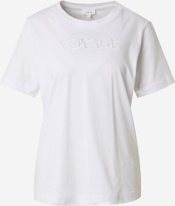 s.Oliver Shirt in Weiß: Vorderseite