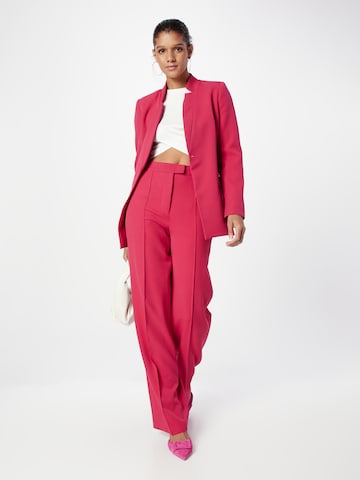 Karen Millen Wide leg Trousers with creases 'Cady' in Pink
