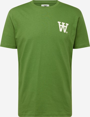 WOOD WOOD T-Shirt 'Ace AA' in Grün: predná strana